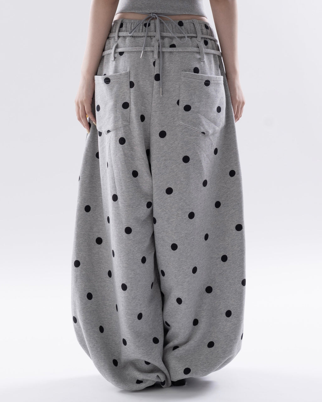Corded sweat pants
