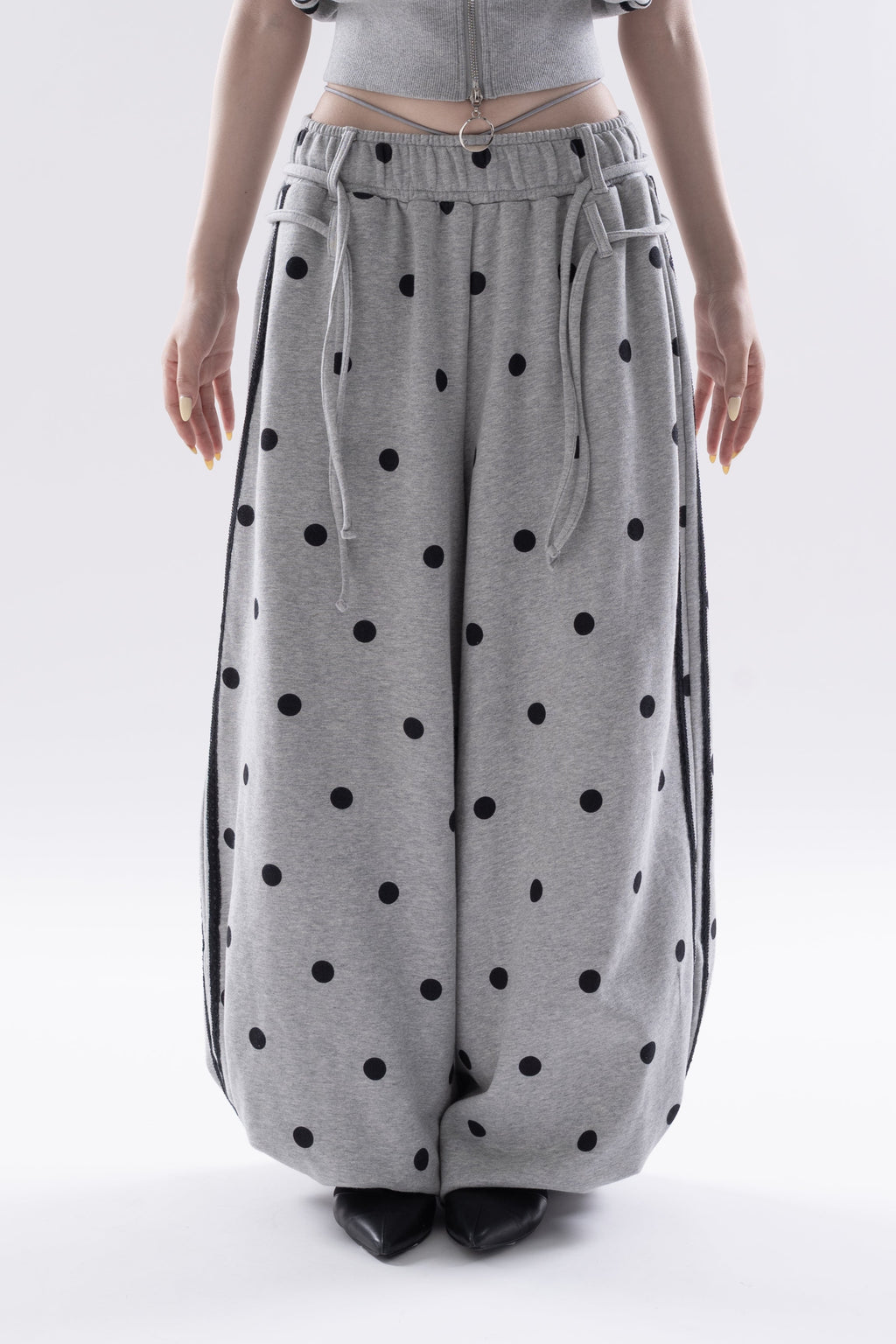 Corded sweat pants
