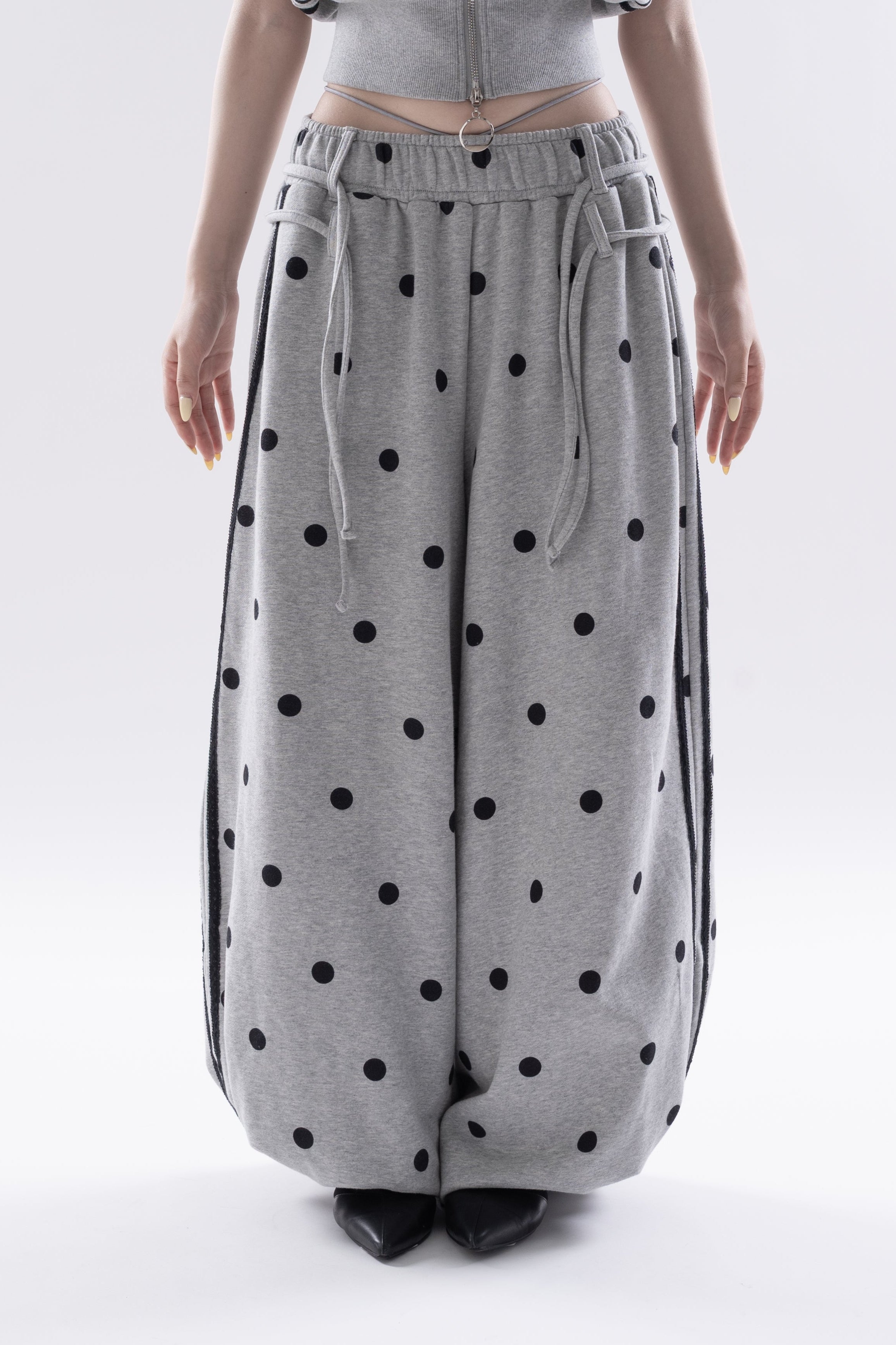 Corded sweat pants