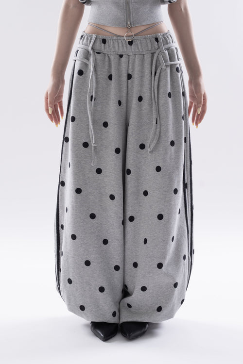 Corded sweat pants