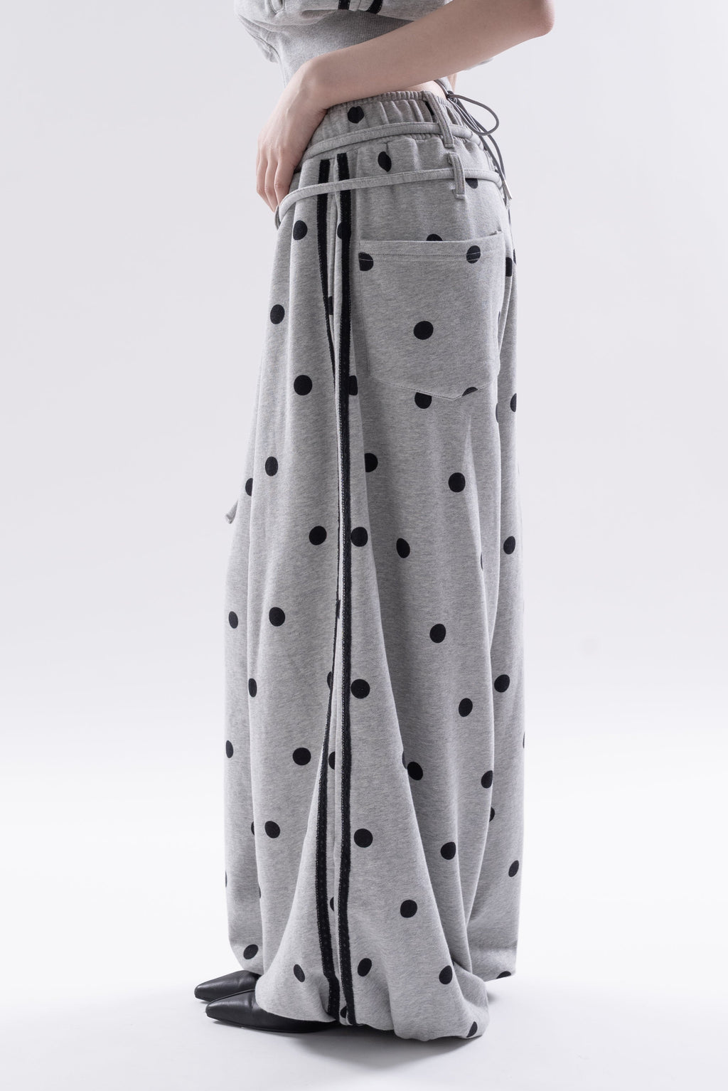 Corded sweat pants