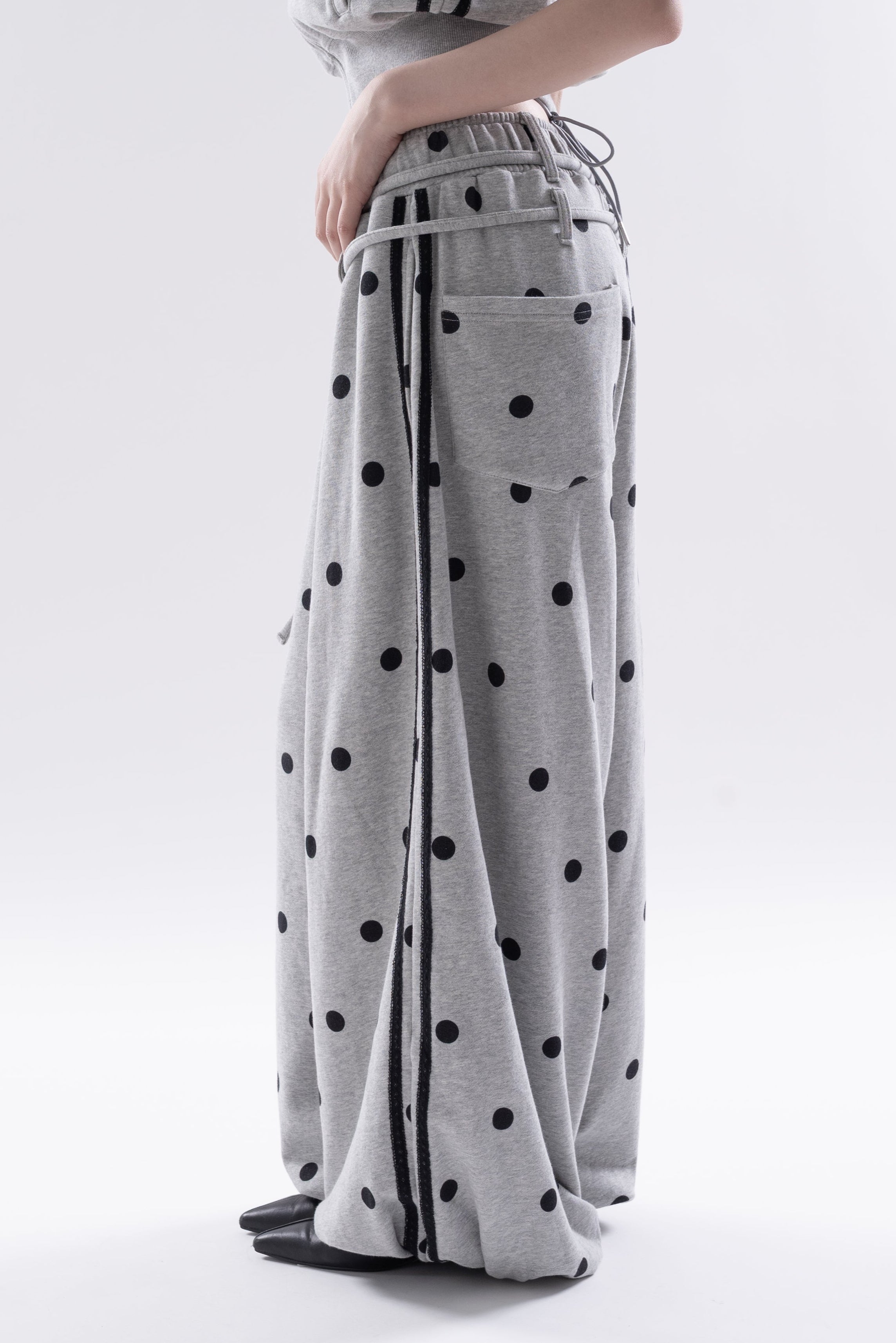 Corded sweat pants