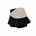 Drape wrap skirt