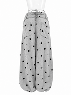 Corded sweat pants