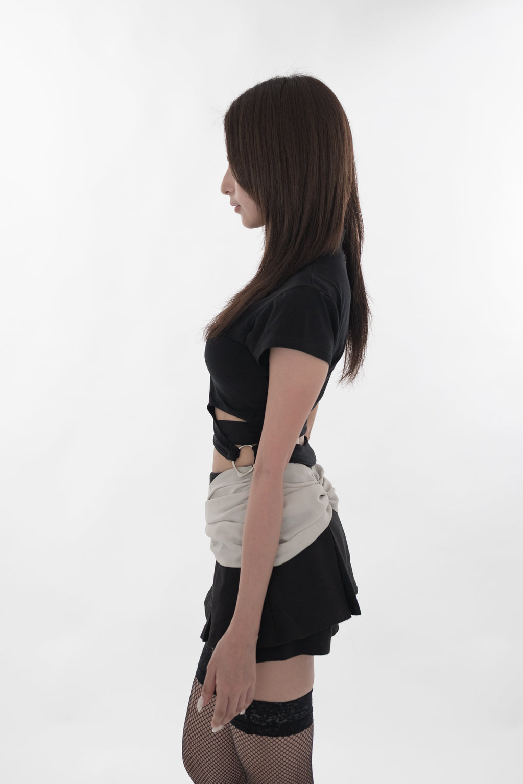Twist waist ring tops