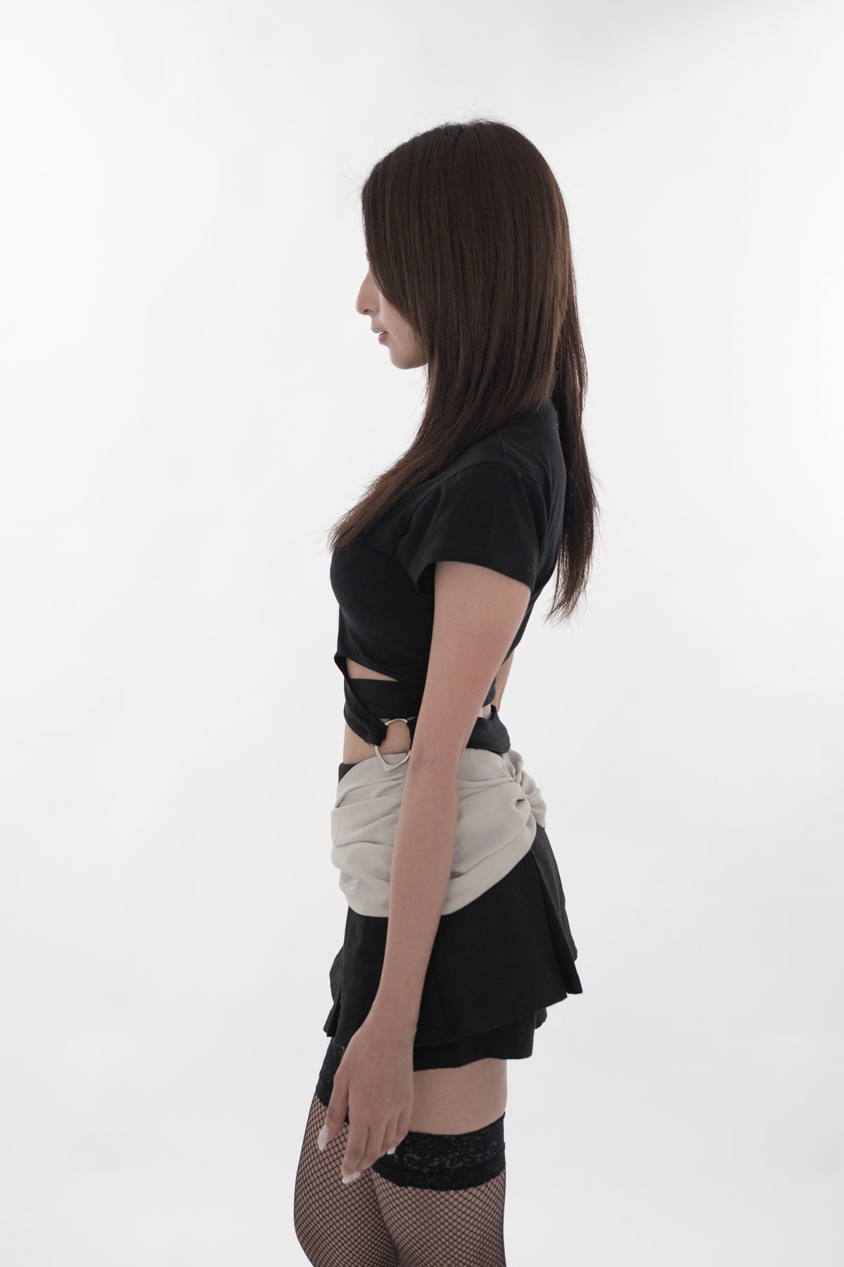 Twist waist ring tops