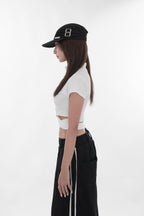Twist waist ring tops
