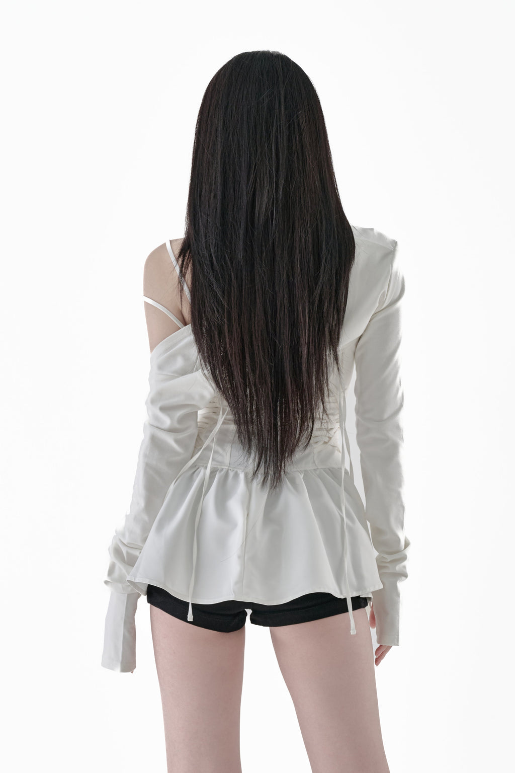 【PRE-ORDER】lace-up bolero dress set