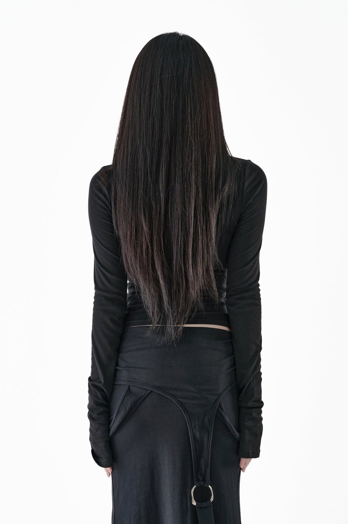 Sneer knit panel tops
