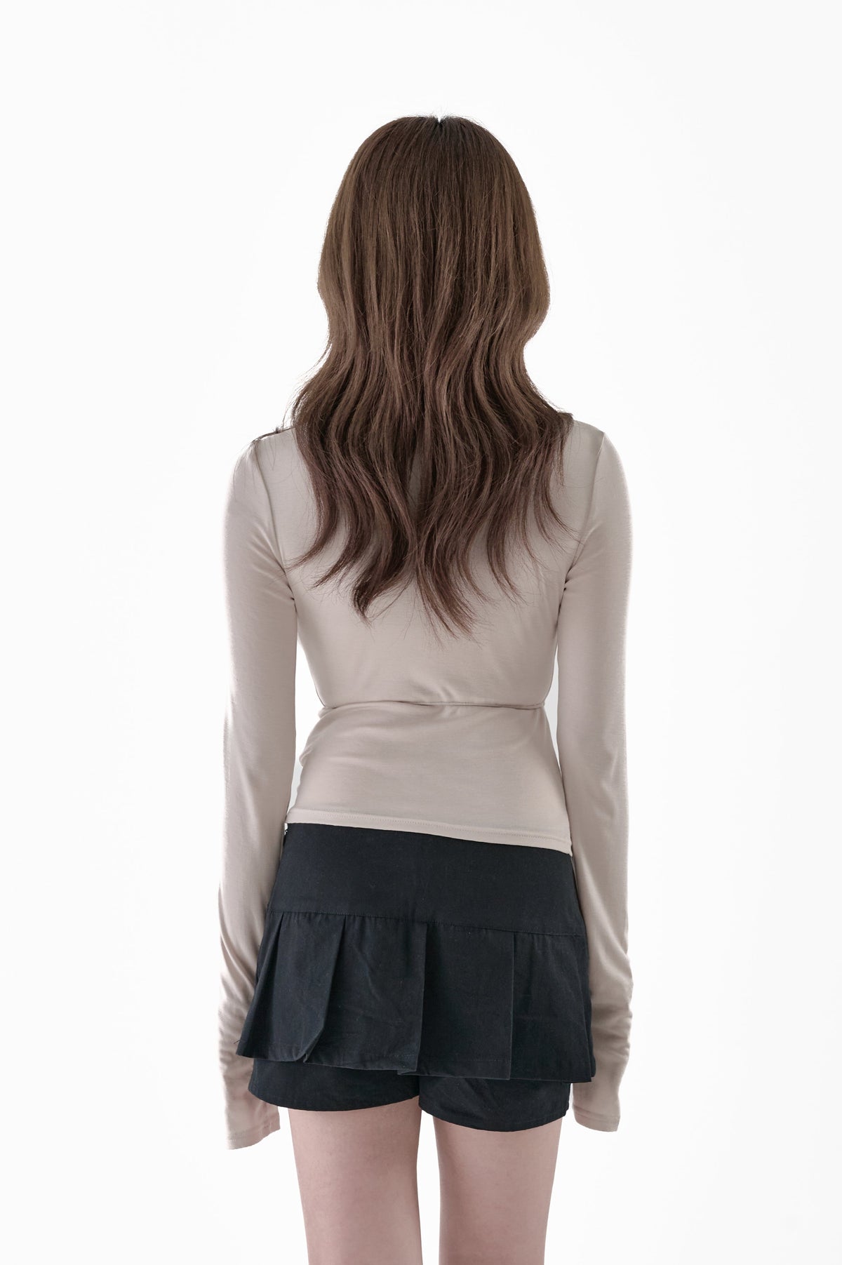 Sneer knit panel tops