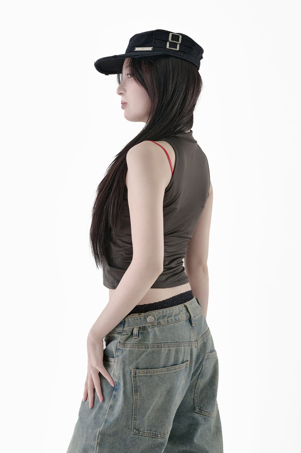Sheer Layered Halter Set