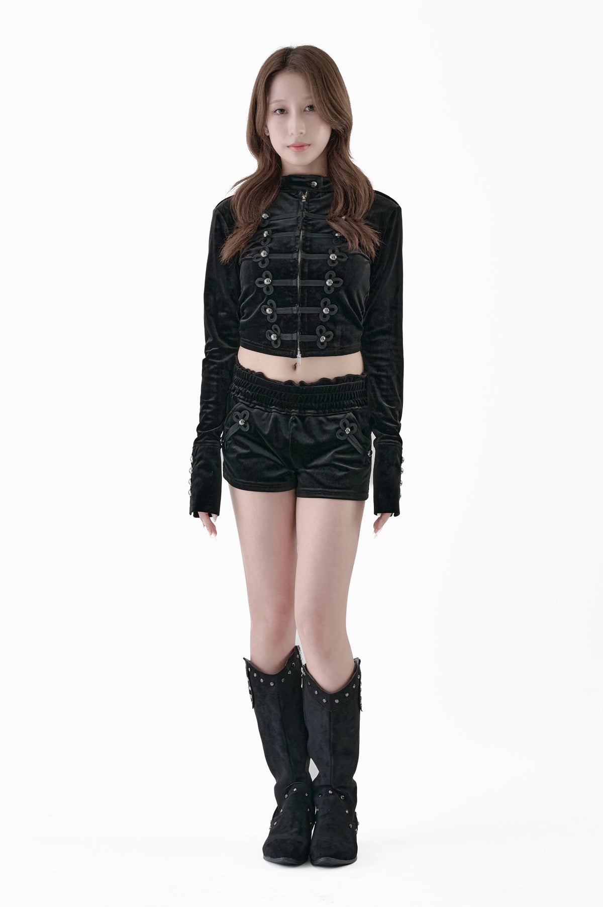 Velour Napoleon Tops