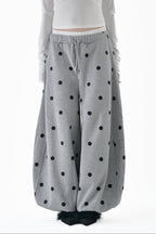 W belt sweat pants