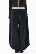 W belt sweat pants