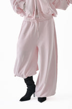 W belt sweat pants