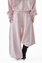W belt sweat pants