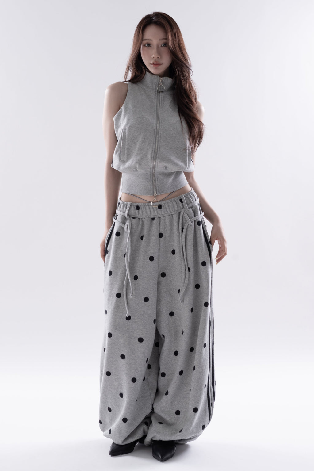 Corded sweat pants