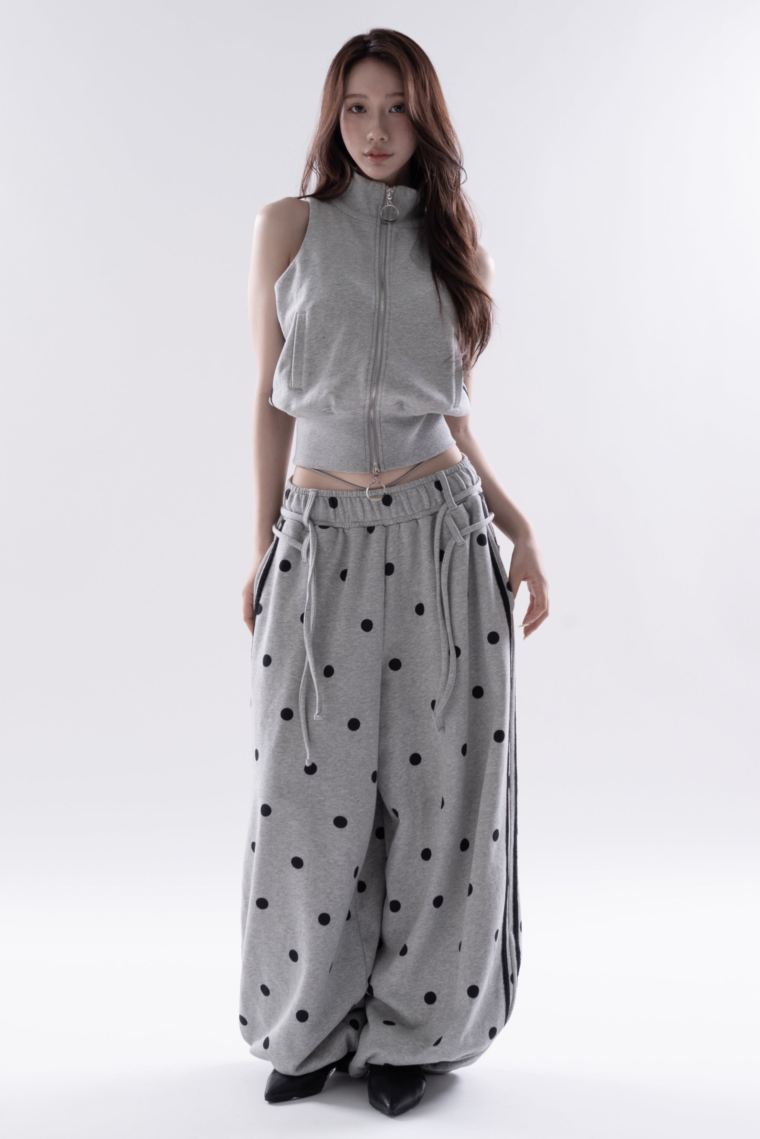 Corded sweat pants