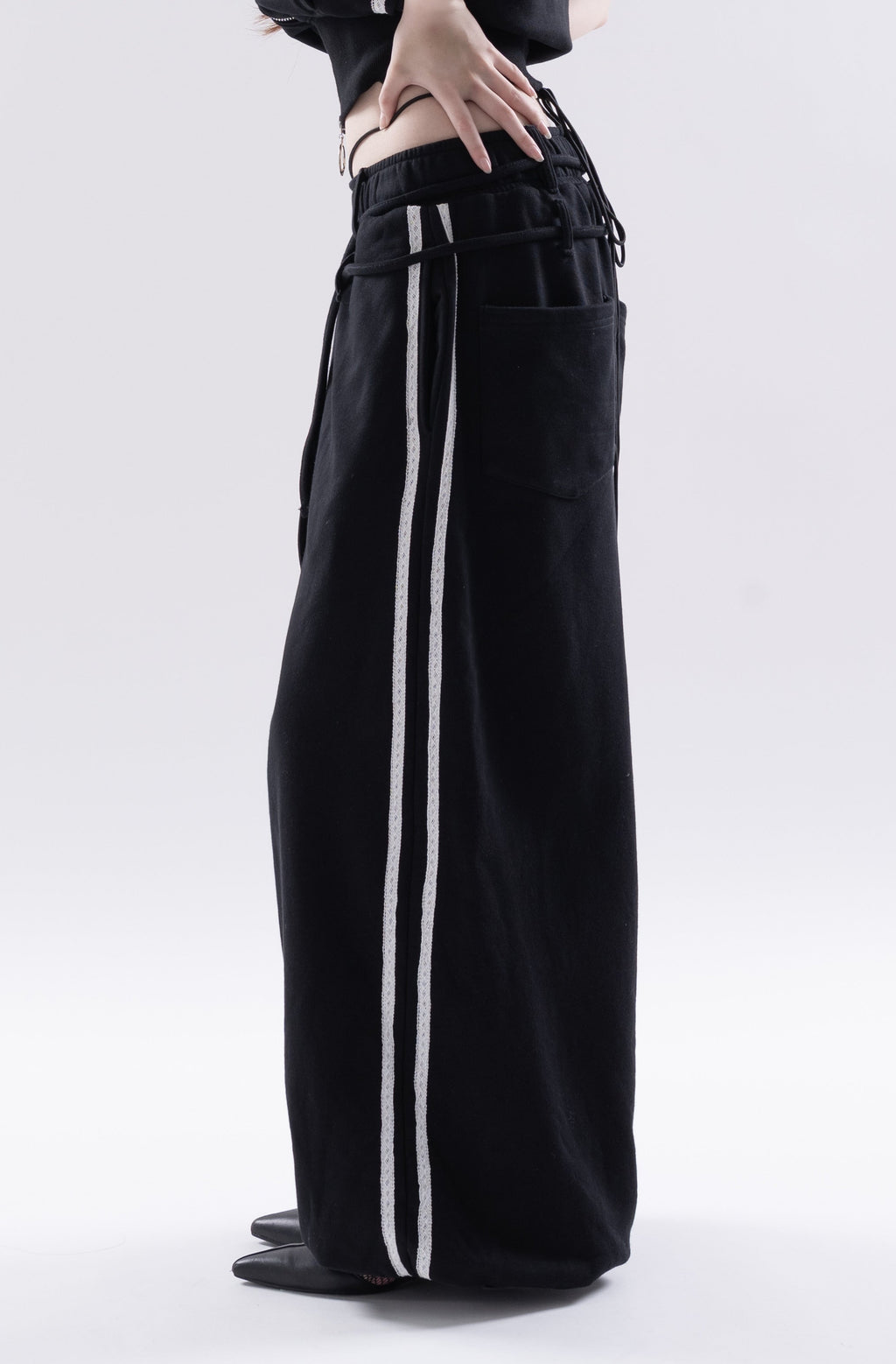 Corded sweat pants