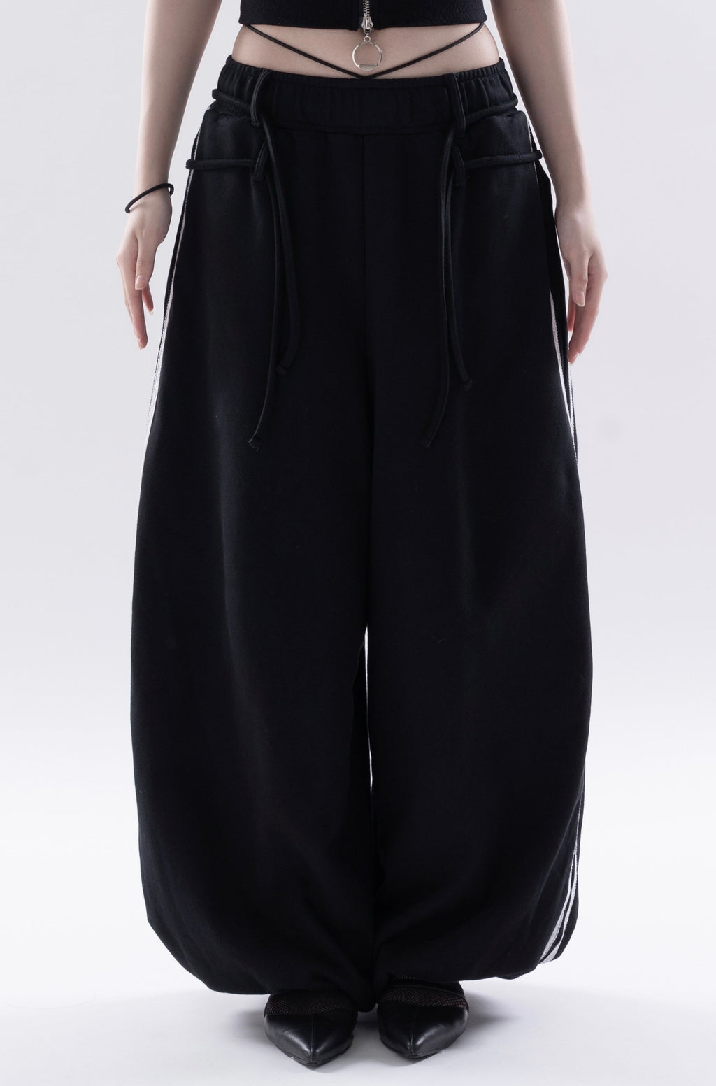 Corded sweat pants