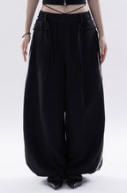 Corded sweat pants