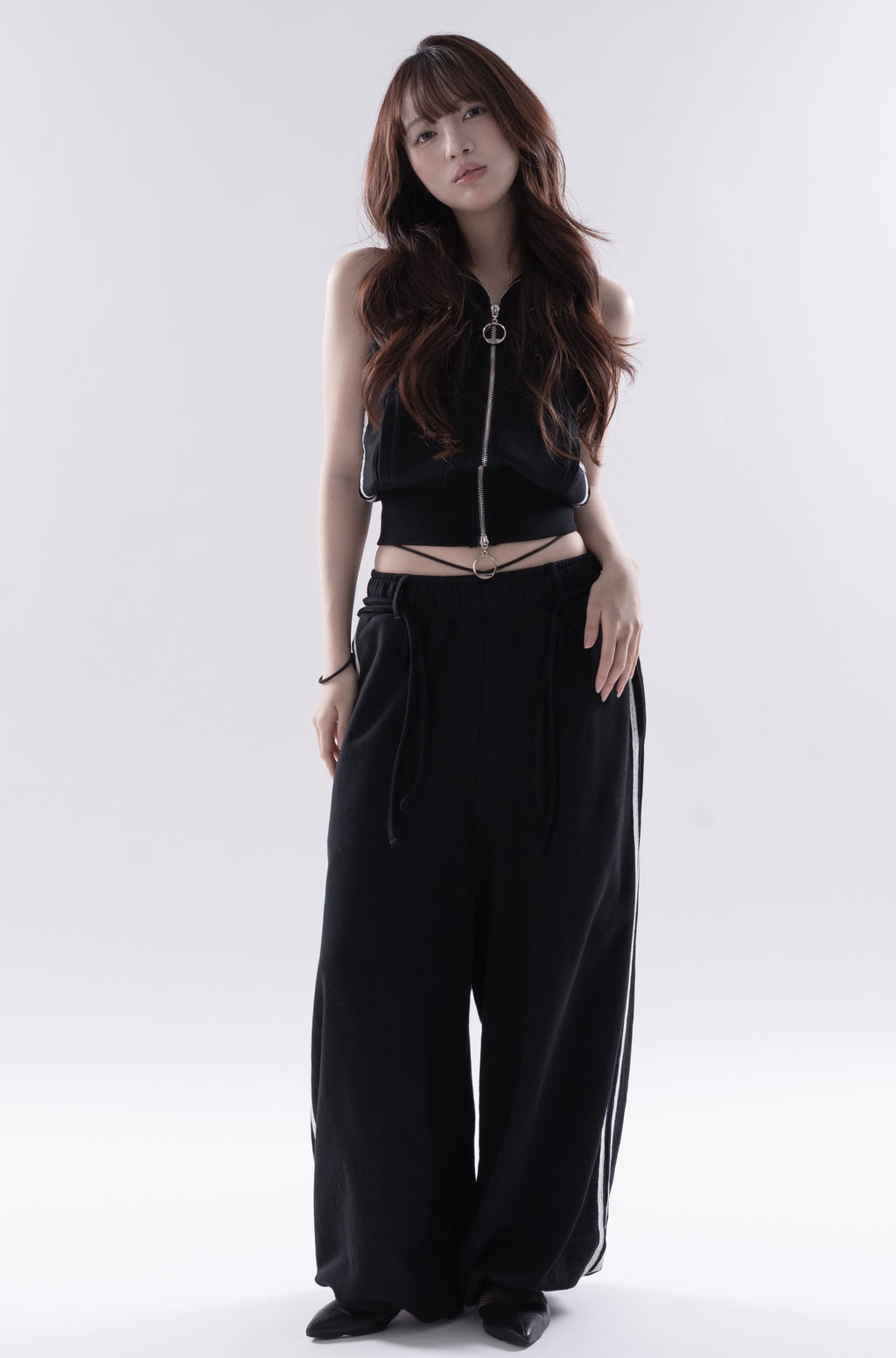 Corded sweat pants