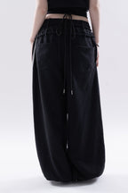Corded sweat pants